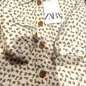 Zara shacket 18/24 nwt
